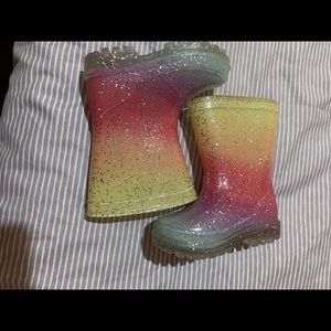 Water boot baby size 5 multicolored new